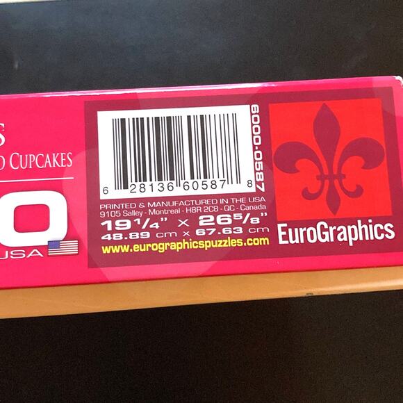 Eurographics Chocolate Cupcakes 1000 Piece Jigsaw Puzzle - Pre-Owned - Picture 5 of 7
